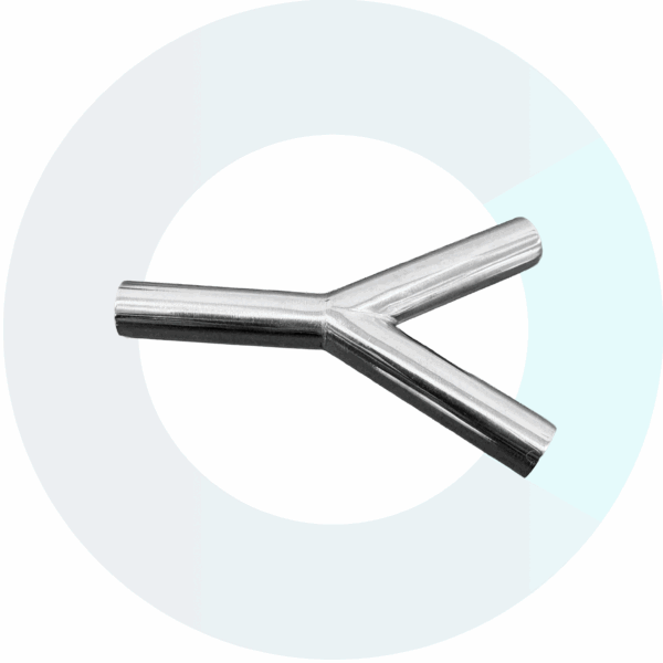 Conector para Mangueira de Silicone em Y Inox - Imagem 2