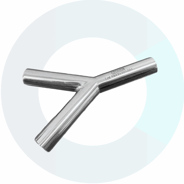 Conector para Mangueira de Silicone em Y Inox - Imagem 3